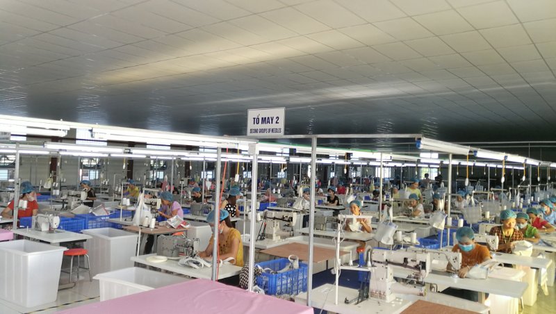 森榮手袋越南工廠正式投產實景拍攝 森榮手袋越南工廠正式投產實景拍攝